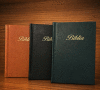 Biblia 2024 ekokoža so zlatým orezom a ozdobným písmom - hnedá, čierna, zelená