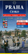Plán města Praha + Česko 1:16 000/1:500 000 Plán města Praha + Česko 1:16 000/1:500 000