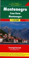 Čierna Hora  1/150 000 automapa