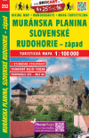 Muránska planina, Slovenské rudohorie 1:100 000