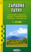 Turistická mapa - 2501 Západné Tatry 1:25 000 Turistická mapa - 2501 Západné Tatry 1:25 000