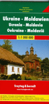 Ukrajina Moldavsko automapa 1/1 000 000