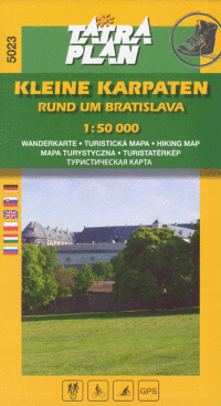 Turistická mapa - 5023 Kleine Karpaten - Rund um Bratislava 1:50.000
