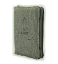 Detail Biblia, Roháček, vr. f., zips, sivá