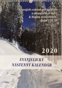 Detail Evanjelický nástenný kalendár 2020