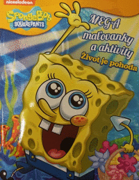 Detail SpongeBob- Mega maľovanky a aktivity