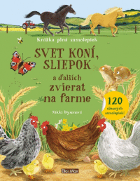 Detail Svet koní, sliepok a ďalších zvierat na farme