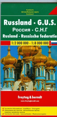 Detail Russland, G.U.S. 1:2 000 000 1:8 000 000 (Automapa)