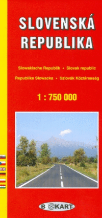 Detail Automapa Slovensko 1:750 000