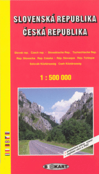 Detail Automapa Slovensko - Česko 1:500 000