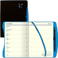 Detail D76 Týždenný diár A5 SMART TIMER -modrý 2021