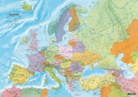 Detail Európa nástenná mapa politická 1:6 mil.