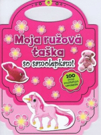 Detail Moja ružová taška so samolepkami