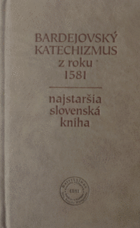 Detail Faximile Bardejovský katechizmus z roku 1581