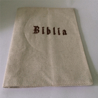 Detail Plátený obal - Biblia