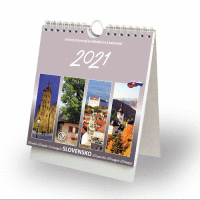 Detail Pohľadnicový kalendár - Slovensko 2021