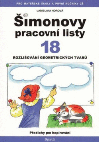 Šimonovy pracovní listy - 18 Geometrické tvary, rozvoj pozornosti a postřehu, zraková diferenciace